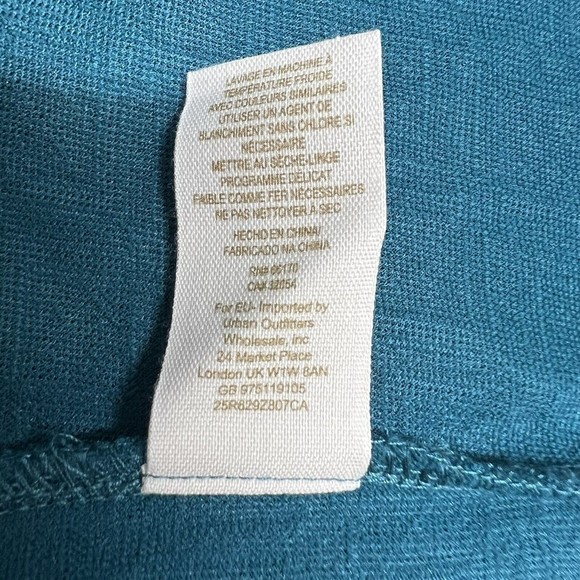 Free People Teal Fit n Flare Show Me Your Back Dress XS Above Knee - Picture 14 of 14